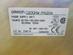 Omron C200HW-PA204 Power Supply Unit C200HWPA204