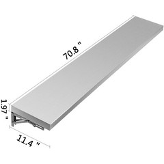 6 Foot Shelf for Concession Window Food Truck Accessories Business Stainless