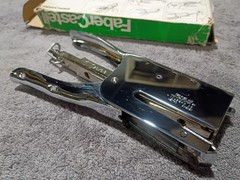 NEW Vintage Faber-Castell FC-1 Handheld Heavy Duty Stapler Made in Sweden EUC