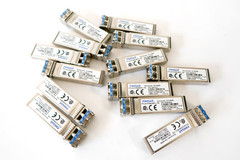LOT OF 13 Finisar FTLX1370W4BTL-TM 10G SFP+ 1310nm CPRI Transceiver Module