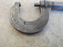 THE L.S. STARRETT CO. No. 231 MICROMETER TOOL USA MADE