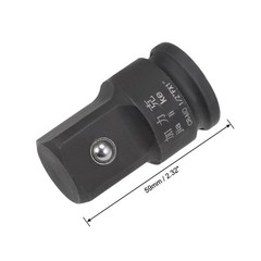 1/2 Inch Drive (f) X 1 Inch (m) Impact Socket Adapter Female to Male