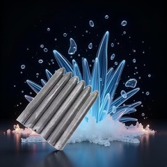 6 Pcs Low Temperature Universal Welding Rods, Easy Melt Aluminum Rods, Metal Wel