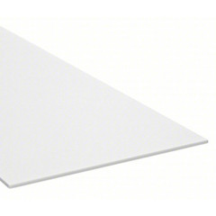 1/16″ Thick UHMW Plastic Sheet 24″ L x 12″ W Off-White Opaque