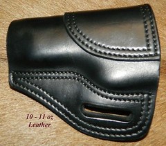 Gary C’s OWB Avenger “XH” LEFT HAND Leather HOLSTER EAA Witness FS Steel w Rail