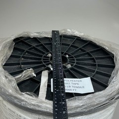 RIBBON FACTORY Woven 100% Polyester Copper Coated Pull Tape 5000′, 22 Gauge