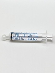 10cc ULTRA-FLO ORAL Syringes 10ml non-Sterile Syringe + CAP- 2 Teaspoon -25 Pack