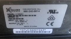 ELTEK VALERE H1250A1-VV POWER SUPPLY