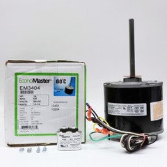 A/C Condenser Fan Motor 1/4 HP 825 RPM Replacement for Fasco D934 with Capacitor