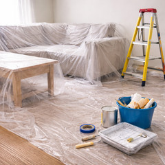 .31 Mil Clear 9′ x 400′ Painter’s Plastic Poly Sheeting