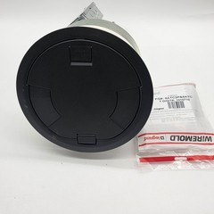 Legrand Wiremold 8ATC2PBK Evolution Series 8″ Poke Thru Floor Box Black New