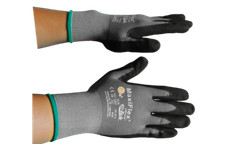 6 PR. PIP 34-874 MaxiFlex Micro Foam Nitrile Grip Coated PROTECTIVE WORK GLOVES
