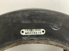 Dobermann 18x8x12.125 Forklift Tire Smooth Press-On Cushion 18x8x12-1/8