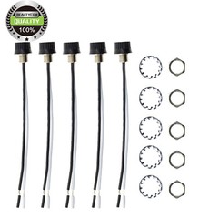5PCS New Rotary Stye On/Off Canopy Switches, 3/1 amps at 125/250,4″ Wire (18AWG)