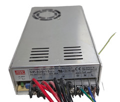 Meanwell SP-320-15 Switching Power Supply 100-240VAC 5A Used.