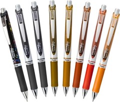 Pentel EnerGel RTX Retractable Liquid Gel Pen, Change Expressions Pack, 0.7mm