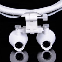 3.5x Dental Surgical Binocular Loupes Medical Headband Magnifier LED Headlight