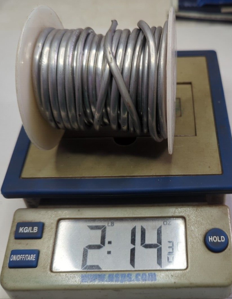 VINTAGE NASSAU B STEARINE SOLDER – SPEC: AT 7241 STEARINE CORE PARTIAL ROLL