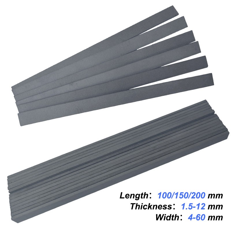 Thick 1.5-12mm Solid Carbide Flat Bar Rod Strip 100/150/200mm Long Turning Tool