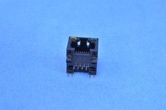 100 Amphenol Jack Modular Connector 8p8c RJ45 Ethernet 90 Angle Right Unshielded