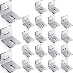 18 Pcs 1X1 Inch Heavy Duty Wood Table Top Expansion Bracket Steel Z Clips Fasten