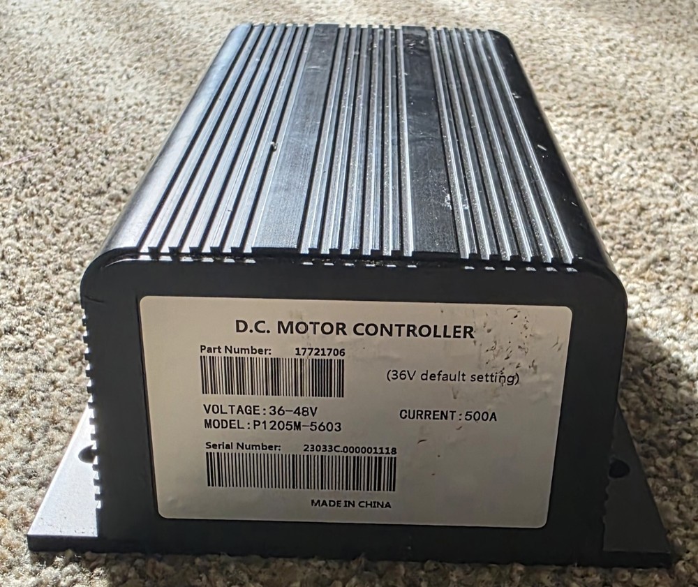 DC Motor Controller 36-48V 500A Chassis Model P1205M-5603 MPN 17721706