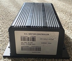DC Motor Controller 36-48V 500A Chassis Model P1205M-5603 MPN 17721706
