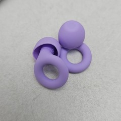 Loop Quiet 2 Ear Plugs Violet 24dB SNR Flexible Hearing Protection Customize Fit
