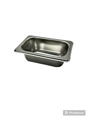 6 PCS of Steam Table Pans – Stainless Steel 1/9 size, 2.5″ High/ new