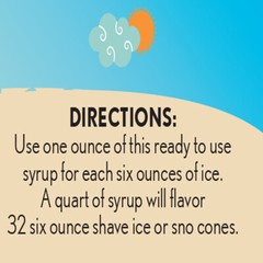 Hypothermias BLUE BUBBLE GUM Flavor Syrup 🍧 Snow Cone machine Shaved Ice QUART