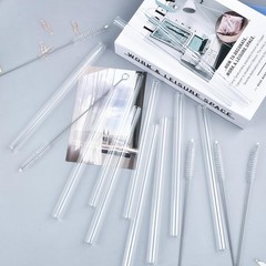 20 Pieces 8 Inches Long Clear Glass Tubes for 8 inches x 0.5 inches,
