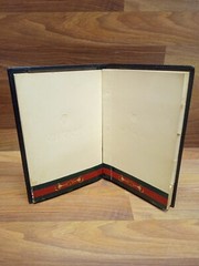 Authentic Vintage GUCCI Black Leather Notebook Address Book PLEASE READ DESCRIPT