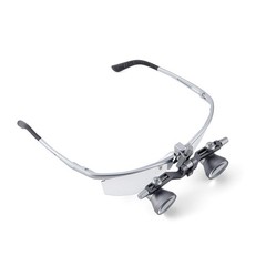 Dental Surgical 5W Medical 2.5X Ergo Binocular Loupes Flip-Up Glass Adjustable