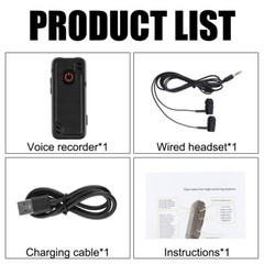 MP3 Digital Voice Activated Recorder Digital Audio Recording Device Dictaphone