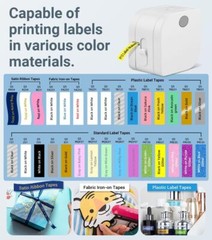 DYMO LT Label Maker LetraTag 100H Handheld Label Maker + 1 Bonus Labeling Tapes