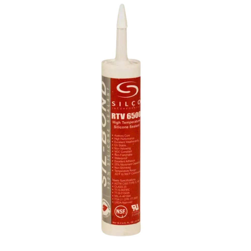 Red High Temp Silicone Sealant Case of 24 Silco, RTV