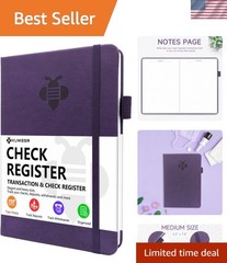 Check Register – Elegant Check Registers for Personal Checkbook with Check & …