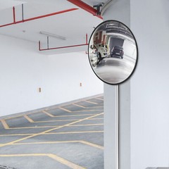 18″ Round Corner Convex Mirror Security Safety Outdoor Driveway Garage Wide View