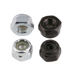 3/16 1/4 5/16 3/8 4# 5# 6# 8# 10# UNC BSW BLACK/ WHITE ZINC NYLON HEX LOCK NUTS