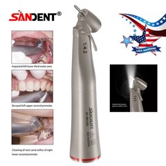 NSK Style Dental 1:4.2 Electric Contra Angle Handpiece 45°Angle Head Fiber Optic