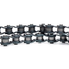 16Pcs #40 Chain Offset Half Link Roller 1/2″ Pitch Carbon Steel Standard Chain