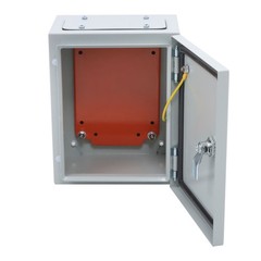 10x8x6 Inch IP65 Watertight Electrical Box, NEMA 4X Carbon Steel Enclosure