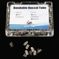 Dental Bondable Non-Convertible Single MBT 022 Buccal Tube FDA CE