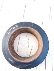 Superior Tire 12 x 5 x 8 Cushothane Polyurethane Smooth Press On Forklift Tire