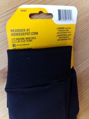 Firm Grip Medium All Weather Outdoor & Work Touchscreen Fleece Gloves, dark Gray