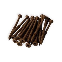 #8 x 2 1/2″ Deck Screws | Square Drive | Bugle Head | Brown Ruspert | 3000pcs