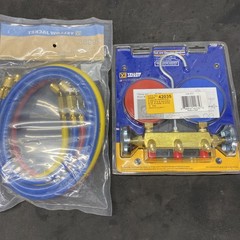 Yellow Jacket 29985 and 42035 for R32, R454B, R410A . New manifold set and hoses