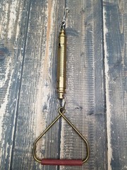 Chatillon NY USA INST-T Brass Spring Scale 50 Pounds 50lbs lbs 25 Kg 25KG