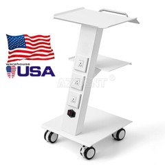 AZDENT Dental Mobile Storage Cabinet/Dental Trolley /with Power Socket /Drawers