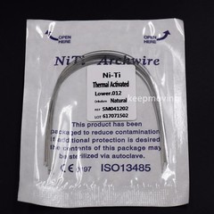 10 Pcs Dental Ortho Niti Thermal Activated Round Natural Arch Wire Form All U/L